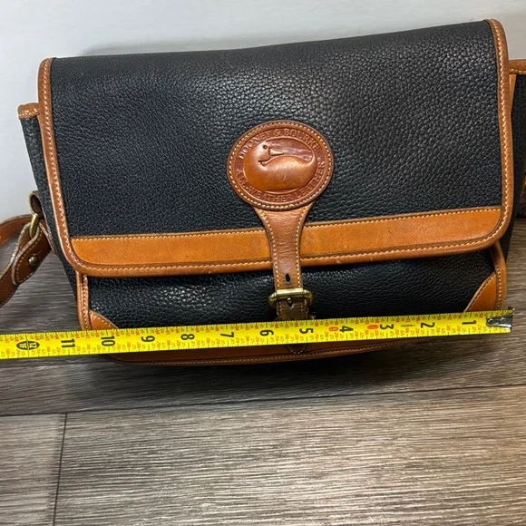 Vintage Dooney & Bourke Black and Brown Bag